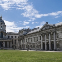 Escolares de la Escuela de Arte emeritense en la Universidad de Greenwich