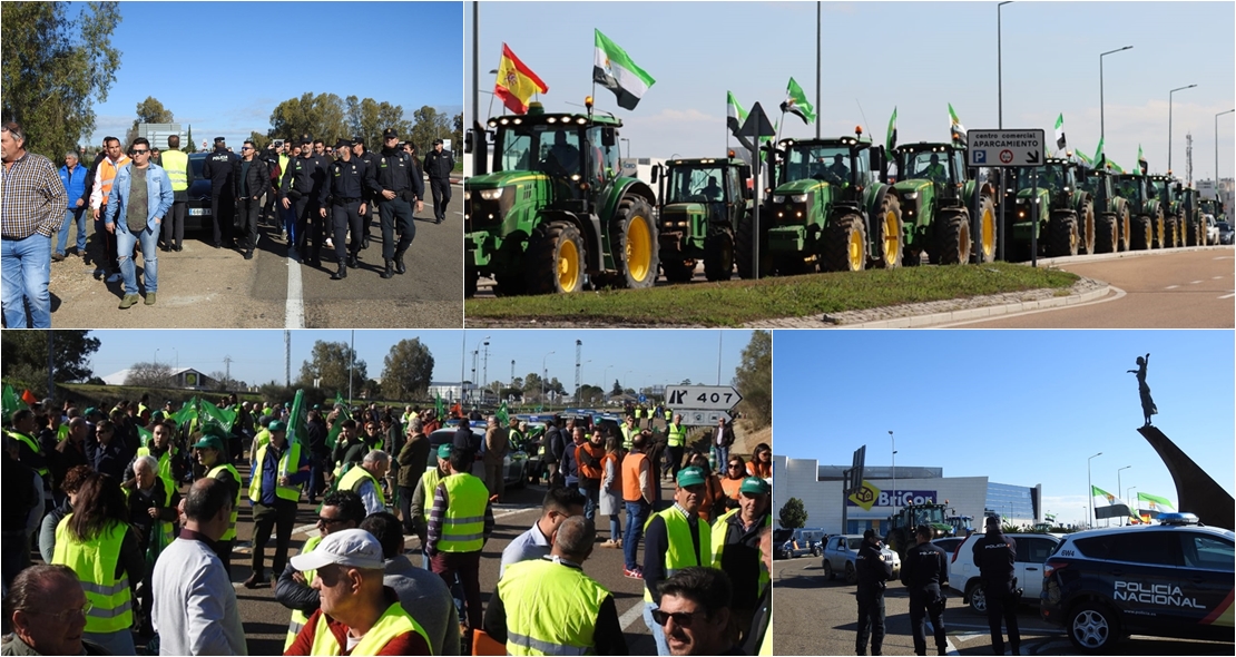 Impiden que los tractores lleguen a la Frontera de Caya