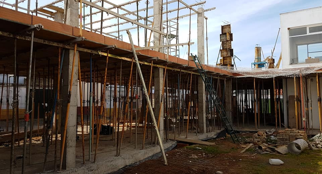 Avanzan a gran velocidad las obras de la nueva residencia de mayores de Valverde