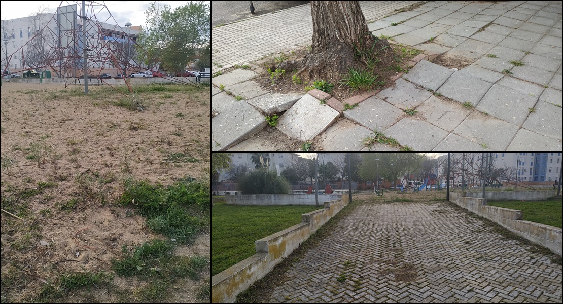 Denuncian el abandono de los barrios de Bellavista y Cruz Campo