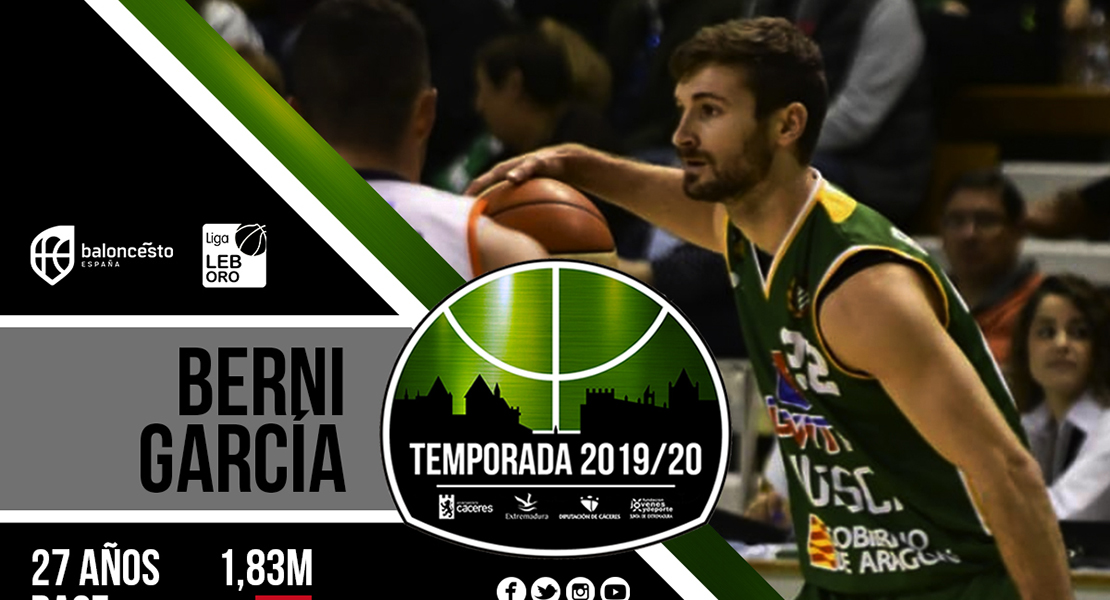 Berni García se incorpora a la disciplina del Cáceres Patrimonio