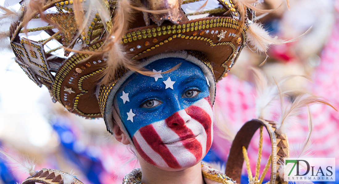 Mejores primeros planos del Gran Desfile de Comparsas del Carnaval de Badajoz