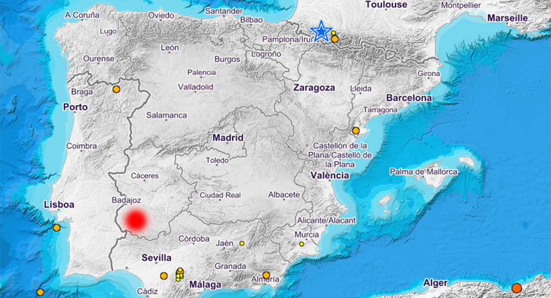 Un microseísmo da la bienvenida a febrero en Extremadura