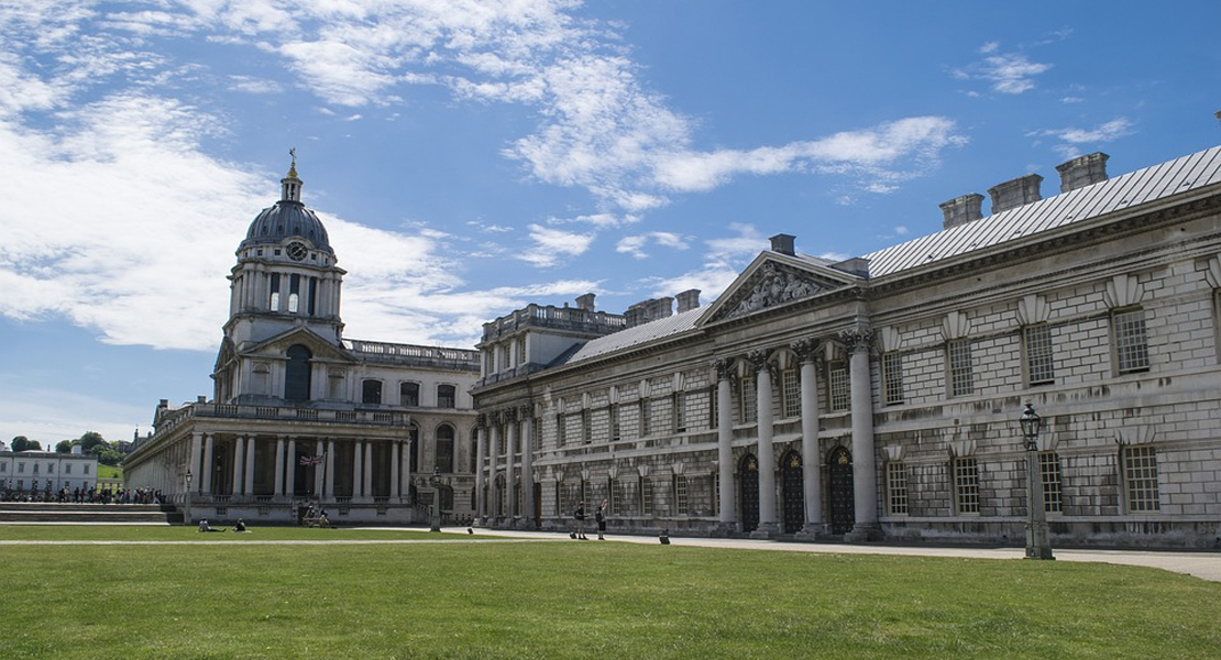 Escolares de la Escuela de Arte emeritense en la Universidad de Greenwich