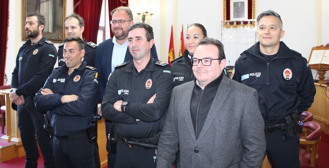 Seis nuevos agentes de Policía Local se incorporan a la plantilla de Mérida