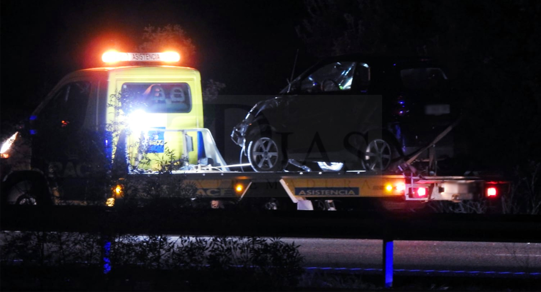 Imágenes del accidente en la A-5 con cinco heridos