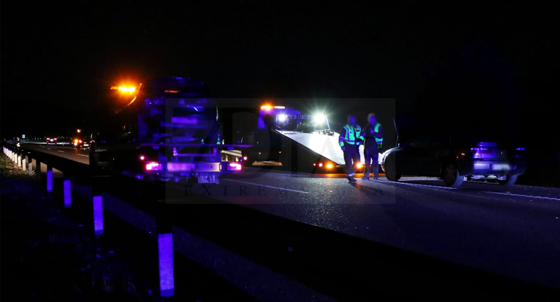 Imágenes del accidente en la A-5 con cinco heridos