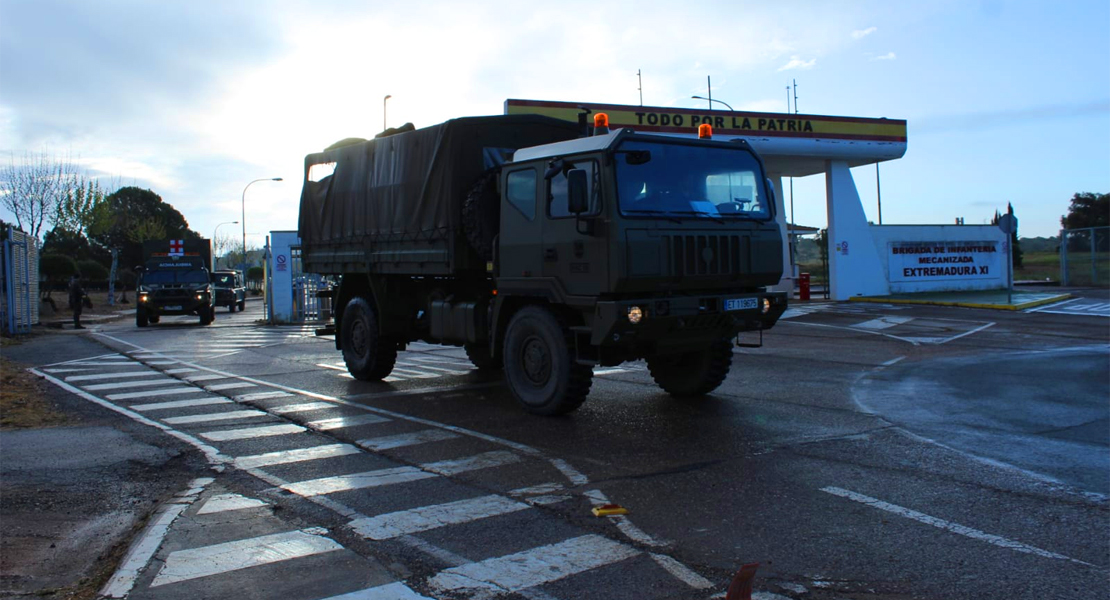 GALERÍA - Despliegue de la Brigada “Extremadura” XI