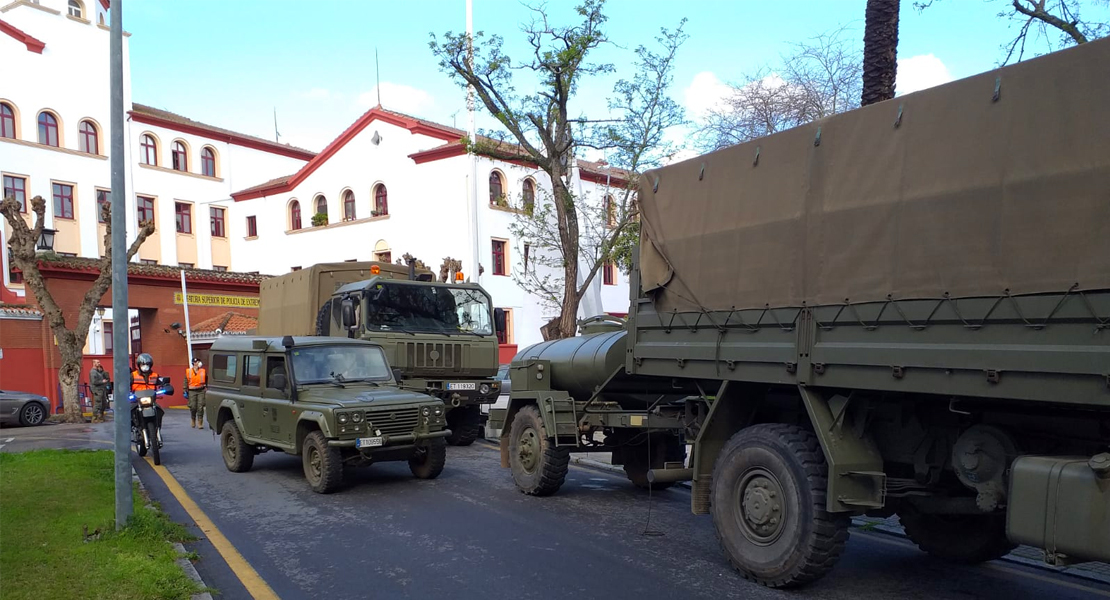 GALERÍA - Despliegue de la Brigada “Extremadura” XI