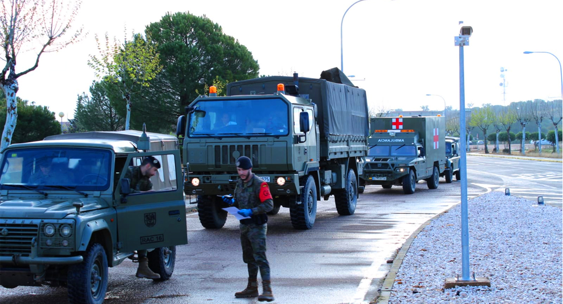 GALERÍA - Despliegue de la Brigada “Extremadura” XI