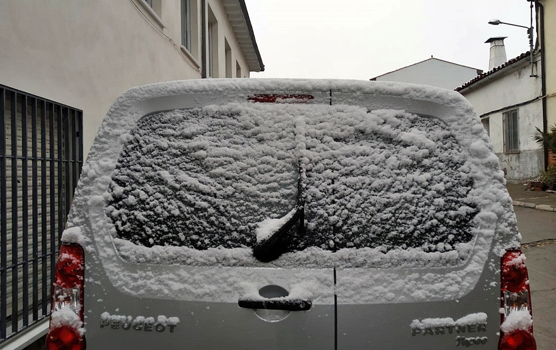 La nieve llega a Extremadura