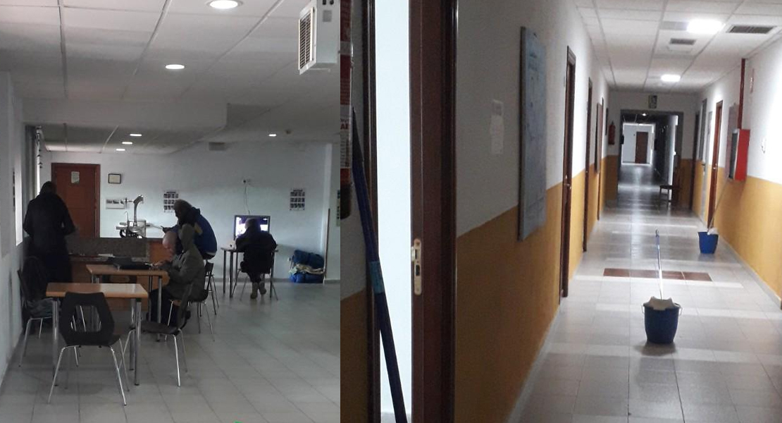 El albergue para personas sin hogar, abierto las 24 horas en Cáceres
