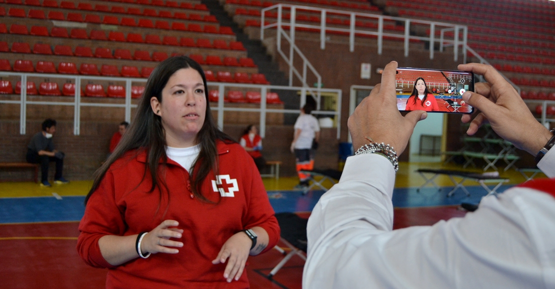 REPOR - Así es el albergue provisional que Cruz Roja ha montado en Don Benito