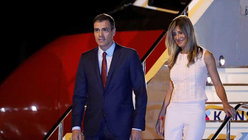 La mujer de Pedro Sánchez, da positivo por coronavirus