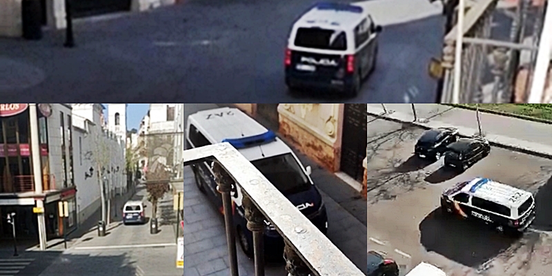 Atención atención. Mensaje de la Policía Nacional &quot;permanezcan en sus casas&quot;