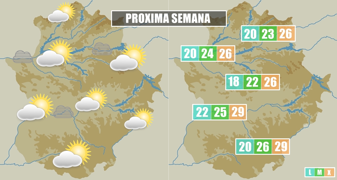 Algo no va bien. La próxima semana se rozarán los 30 grados en Extremadura