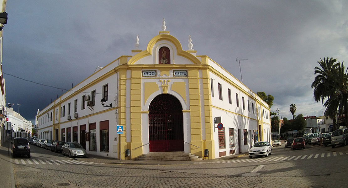 La ONCE dedica un cupón al mercado de abastos de un municipio extremeño