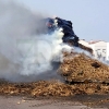 Sale ardiendo en Guareña un tráiler que transportaba alpacas