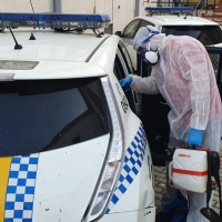 La Policía Local de Mérida desinfectará sus coches una vez por semana