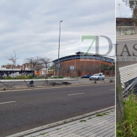 Se da la fuga tras accidentarse en la carretera de Madrid (Badajoz)