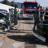 Bomberos del CPEI rescatan a una persona tras accidentarse en Orellana