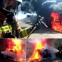 Hay quien quema contenedores en Badajoz en plena cuarentena