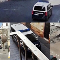 Atención atención. Mensaje de la Policía Nacional &quot;permanezcan en sus casas&quot;