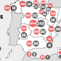 El mapa del Coronavirus a 27 de marzo