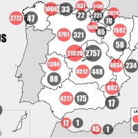 El mapa del Coronavirus a 28 de marzo