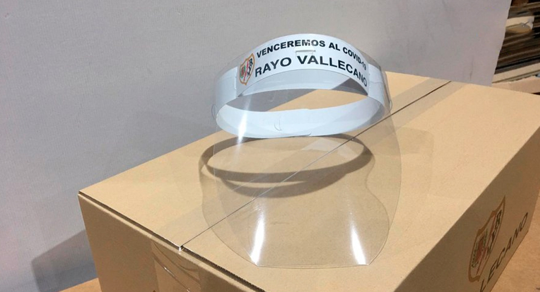 El Rayo Vallecano fabrica 12.000 máscaras protectoras