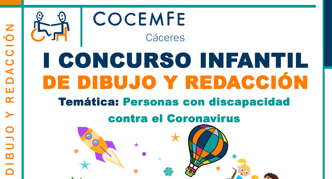 Abierto el plazo para el Concurso Infantil de Dibujo y Redacción Cocemfe Cáceres