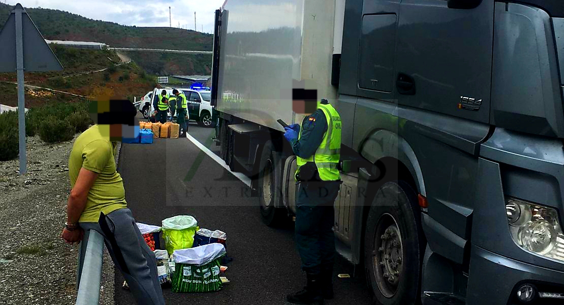 Interceptan un camión cargado de hachís y un millón de euros