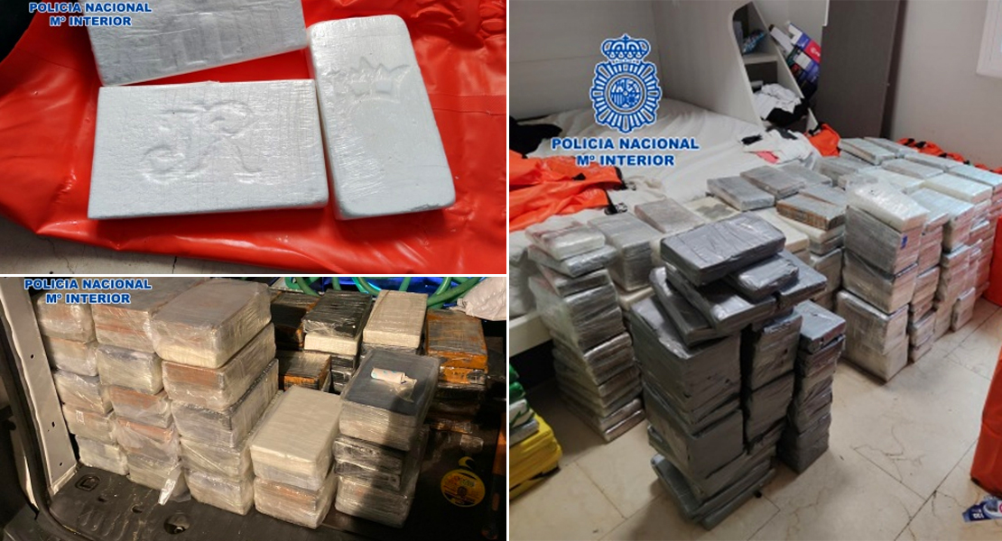 Intervienen más de 1,5 toneladas de clorhidrato de cocaína preparados para su distribución