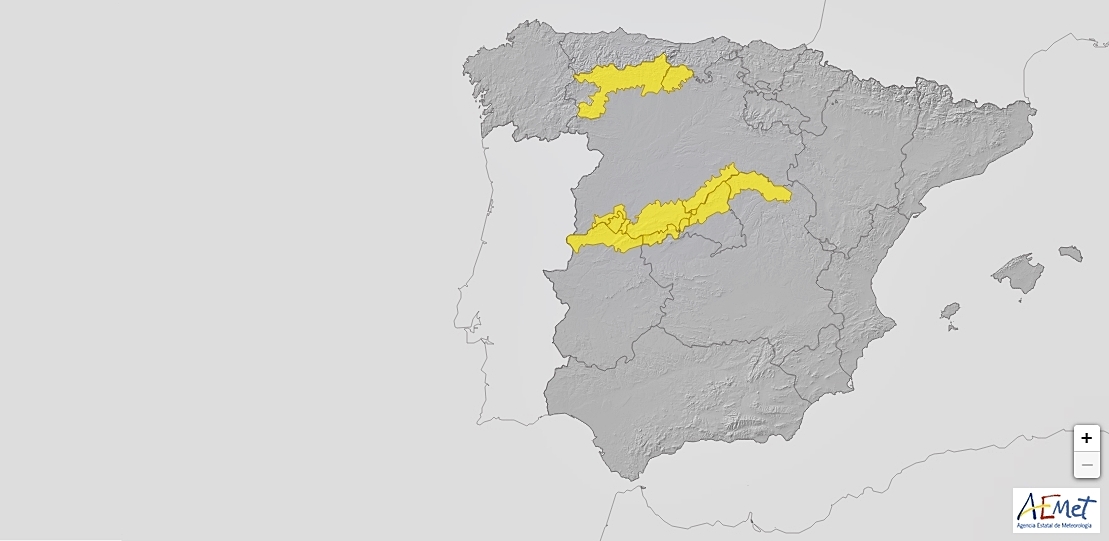Nueva alerta amarilla por tormentas en Extremadura
