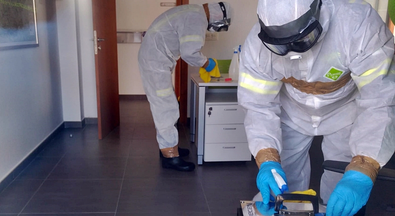 Las residencias críticas de Extremadura volverán a desinfectarse