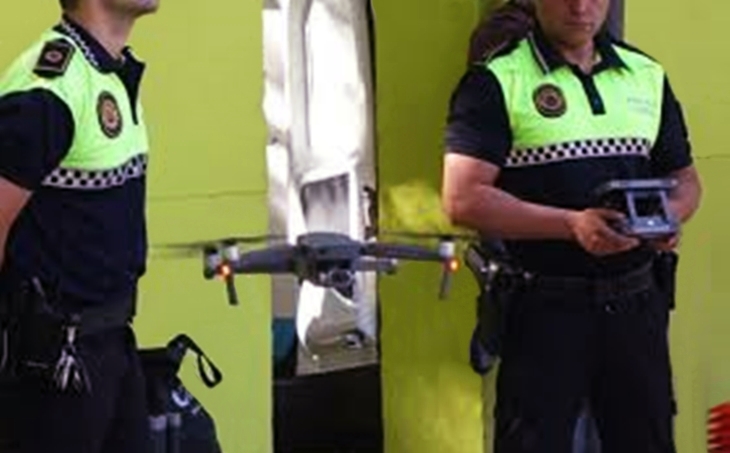 Detenido en Talavera la Real por pilotar un dron en zona prohibida