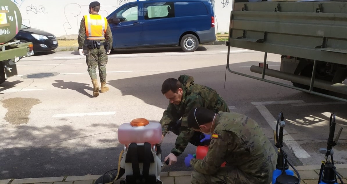Continúa este martes el despliegue del Ejército de Tierra en Extremadura