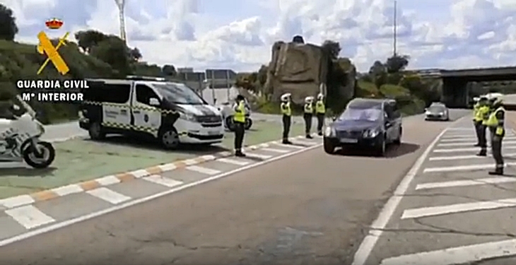 Los compañeros despiden al guardia civil fallecido en Plasencia