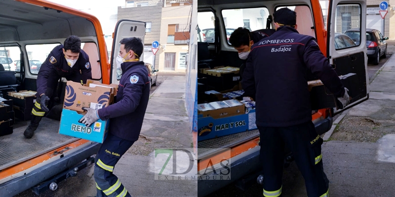 Los Bomberos de Badajoz más solidarios que nunca