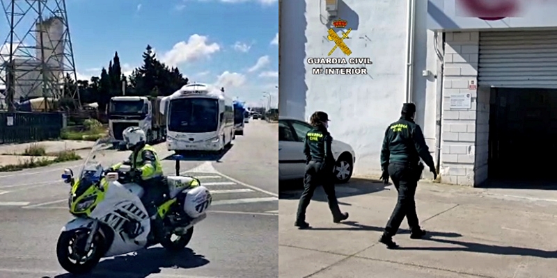 La Guardia Civil intensifica controles en zonas industriales de toda España