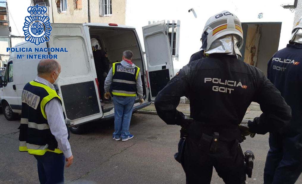 La Policía Nacional desmantela un punto negro de venta de droga en Badajoz