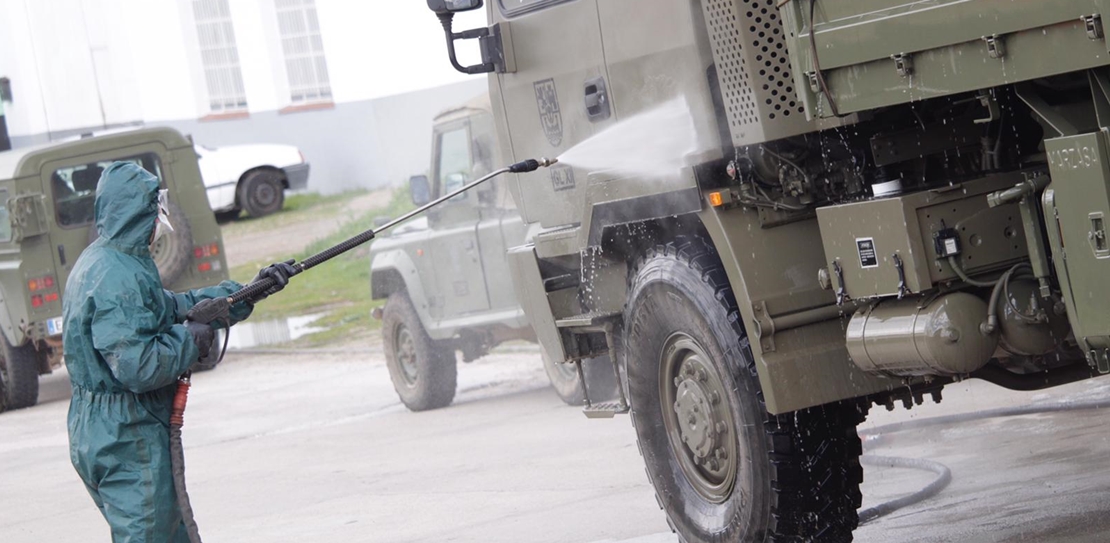 COVID-19 -  La labor del ejército durante el estado de alarma en imágenes