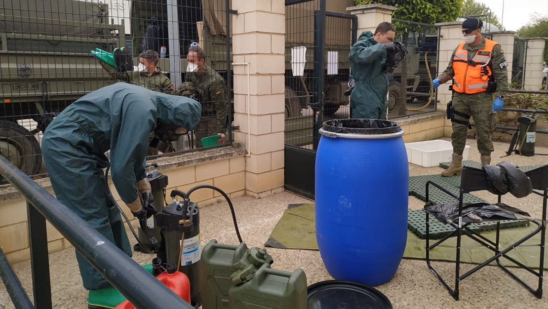 COVID-19 -  La labor del ejército durante el estado de alarma en imágenes