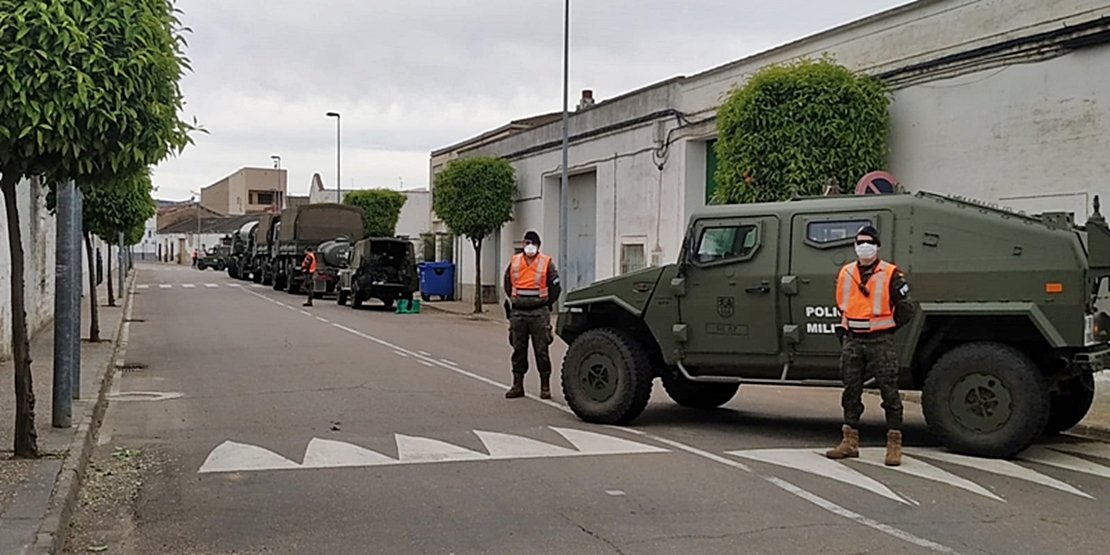 COVID-19 -  La labor del ejército durante el estado de alarma en imágenes