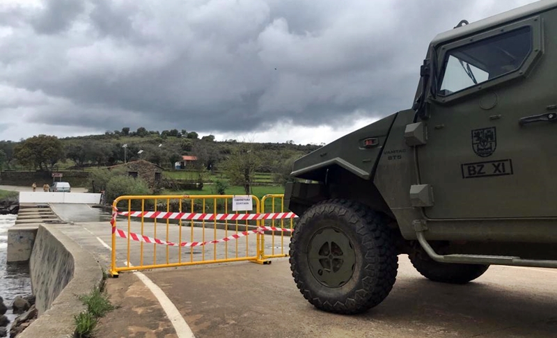 Estas son las localidades donde actuará la Brigada ‘Extremadura’ XI este martes