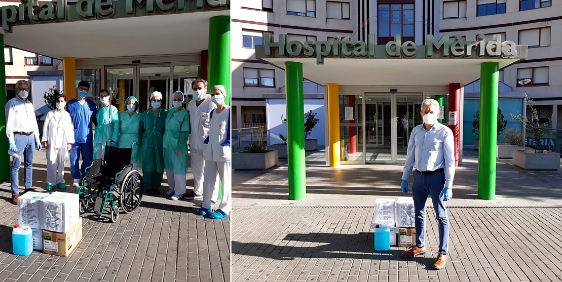 Impulso Mérida entrega más material sanitario en el hospital