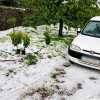 Las tormentas y el granizo se ceban con el Valle del Jerte