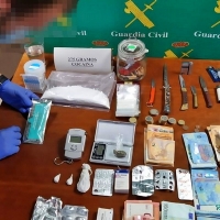 La Guardia Civil desmantela un importante punto de venta de drogas en Villar del Rey