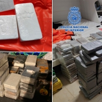 Intervienen más de 1,5 toneladas de clorhidrato de cocaína preparados para su distribución