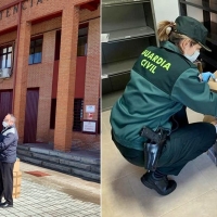 La Guardia Civil entrega material sanitario al Centro Penitenciario de Badajoz